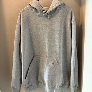 Men’s Carhartt Loose Fit Hoodie XL Heather Grey Style #K121